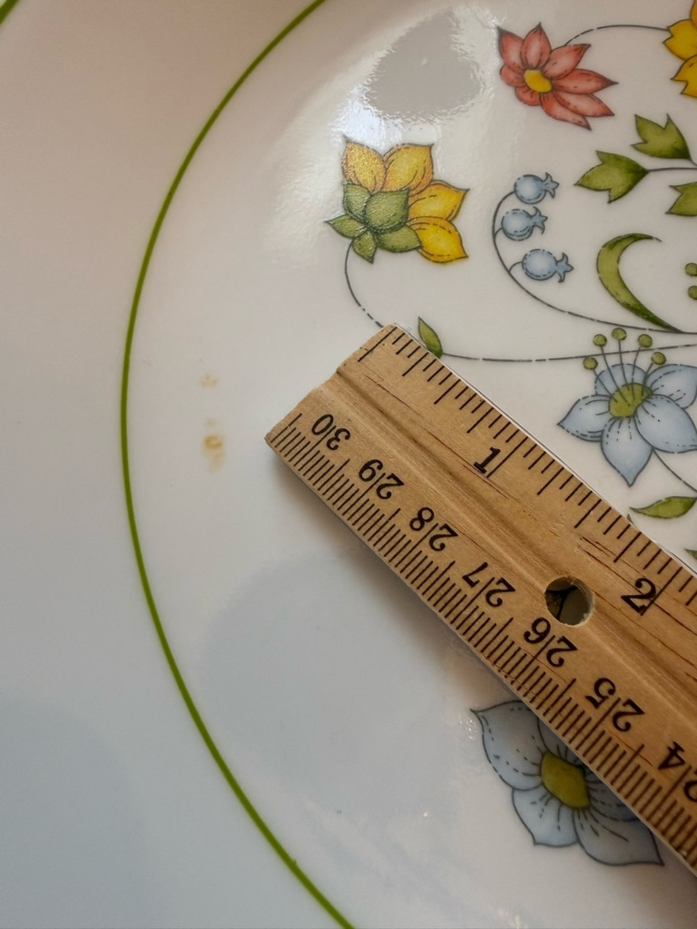 Vintage Corelle 3 Dinner Plates and 3 dessert plates Set - spring meadow - Picture 16 of 17